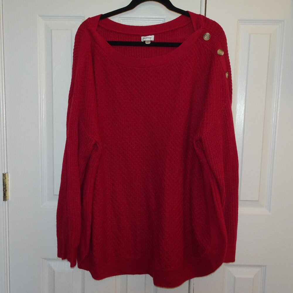 Avenue Plus Size Sweater Blouse